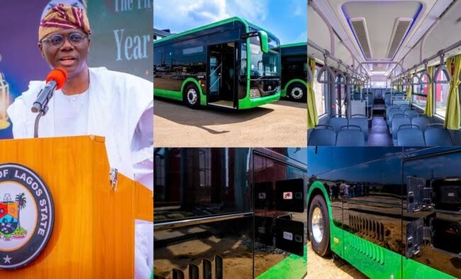  Lagos Adds Electric Buses to Mass Transit Fleet