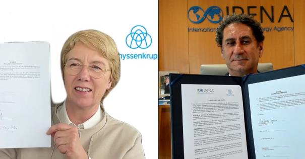  IRENA, thyssenkrupp Agree To Accelerate Green Hydrogen Solutions