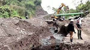Ecuador Erosion on pipelines