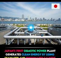 Osmotic power plant