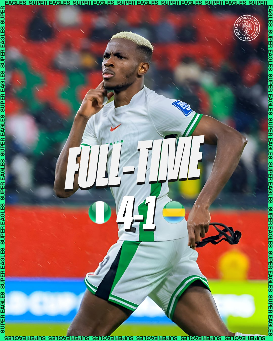 Super Eagles' victory over Gabon, Tinubu applauds the team  