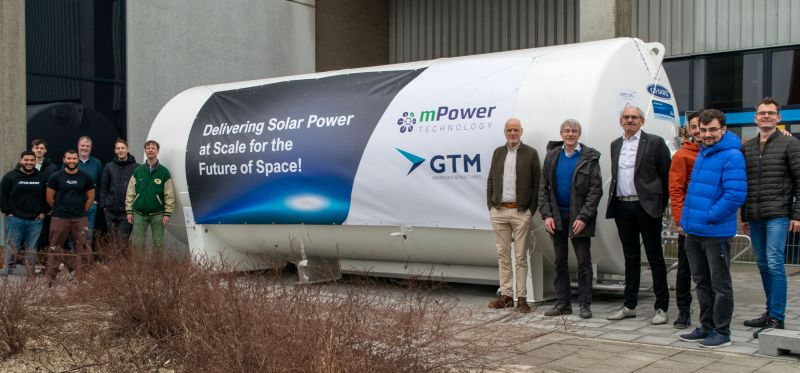 World's 1st Automated High Volume Space Sola Module line launch by mPower