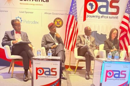 R-L: Landry Signa, Senior Fellow, The Brookings Institution & Executive Director, Thunderbird School of Global Management (moderator); Minister of Solid Minerals Development, Dele Alake; Guinean Minister of Energy, Hon. Sekou Camara; Senior Vice President, Global Head of Origination, US Export-Import Bank (EXIM), Sarah Whitten during a panel session themed “Critical Minerals In Africa: Meeting Global Demand” on the sidelines of the Powering Africa Summit, Washington DC, USA. 22nd March 2026.