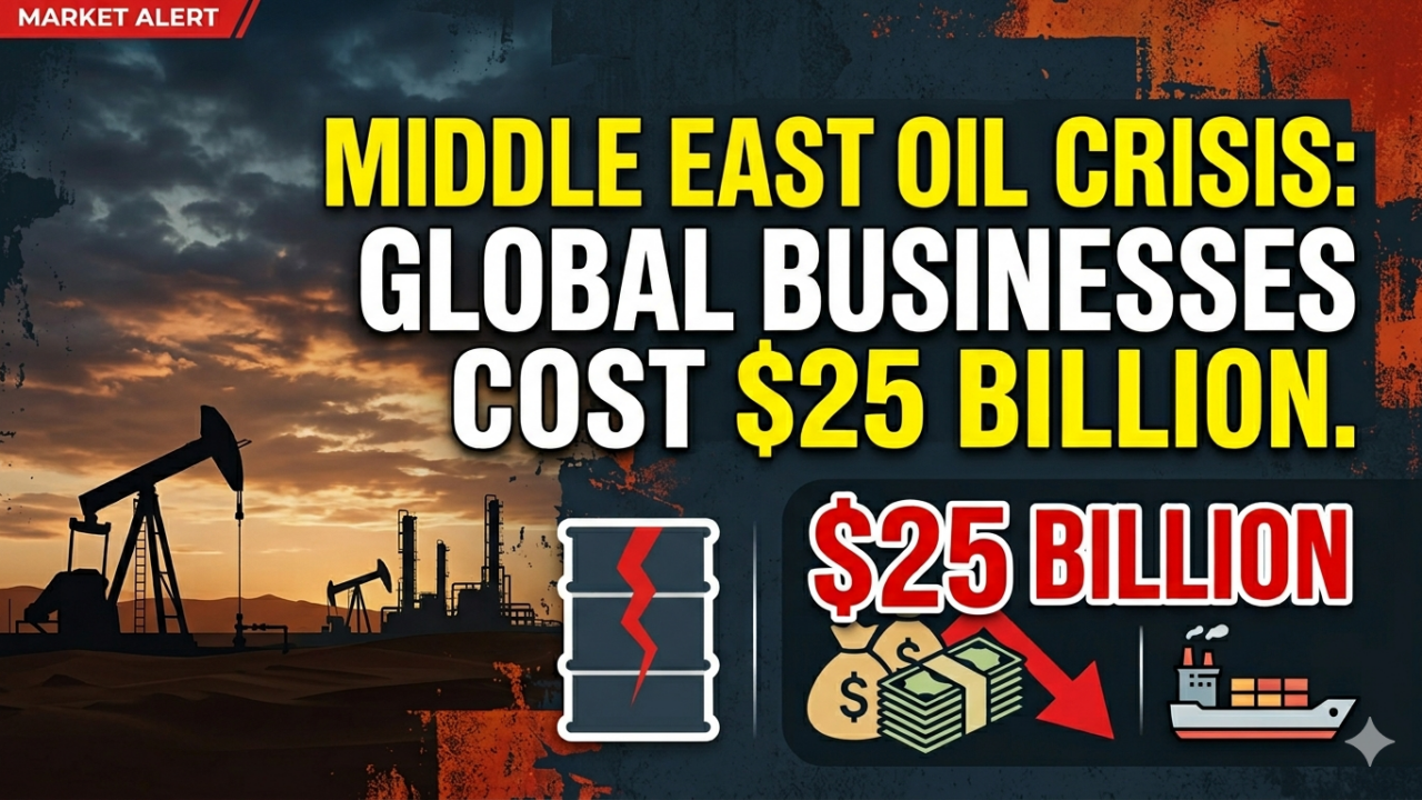 Middle East Oil Crisis Has Already Cost Global Businesses $25 Billion